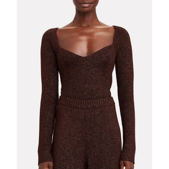 💕STAUD💕 Cerro Top ~ Brown Small S NWT - Picture 6 of 16